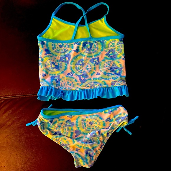 Girls LAGUNA 2 Piece Bathing Suit Set Size 5 - Picture 2 of 2